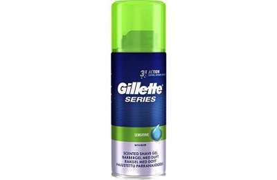 Gillette Series 3x Action Sensitive gel na holení 75 ml